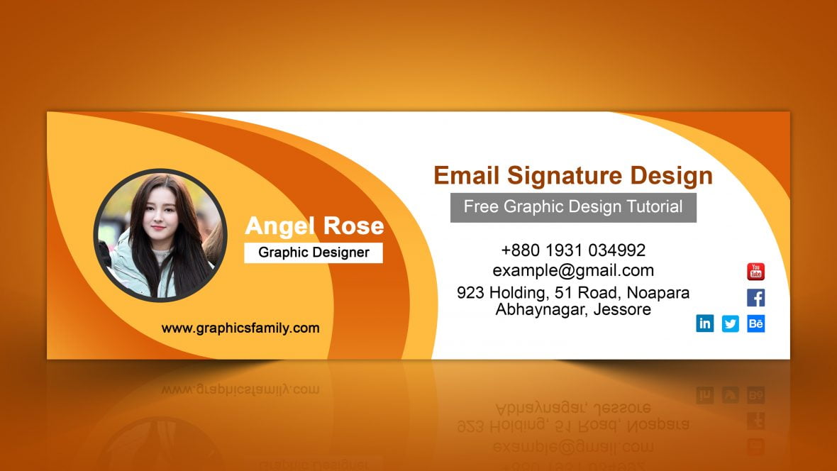 Free Modern Email Signature Template Design
