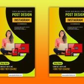 Free Online Marketing Instagram Stories Template