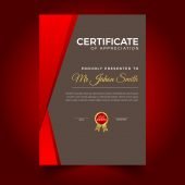 Free Portrait Certificate Template