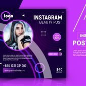 Free Social Media Post Design for Cosmetics Business Digital Marketing