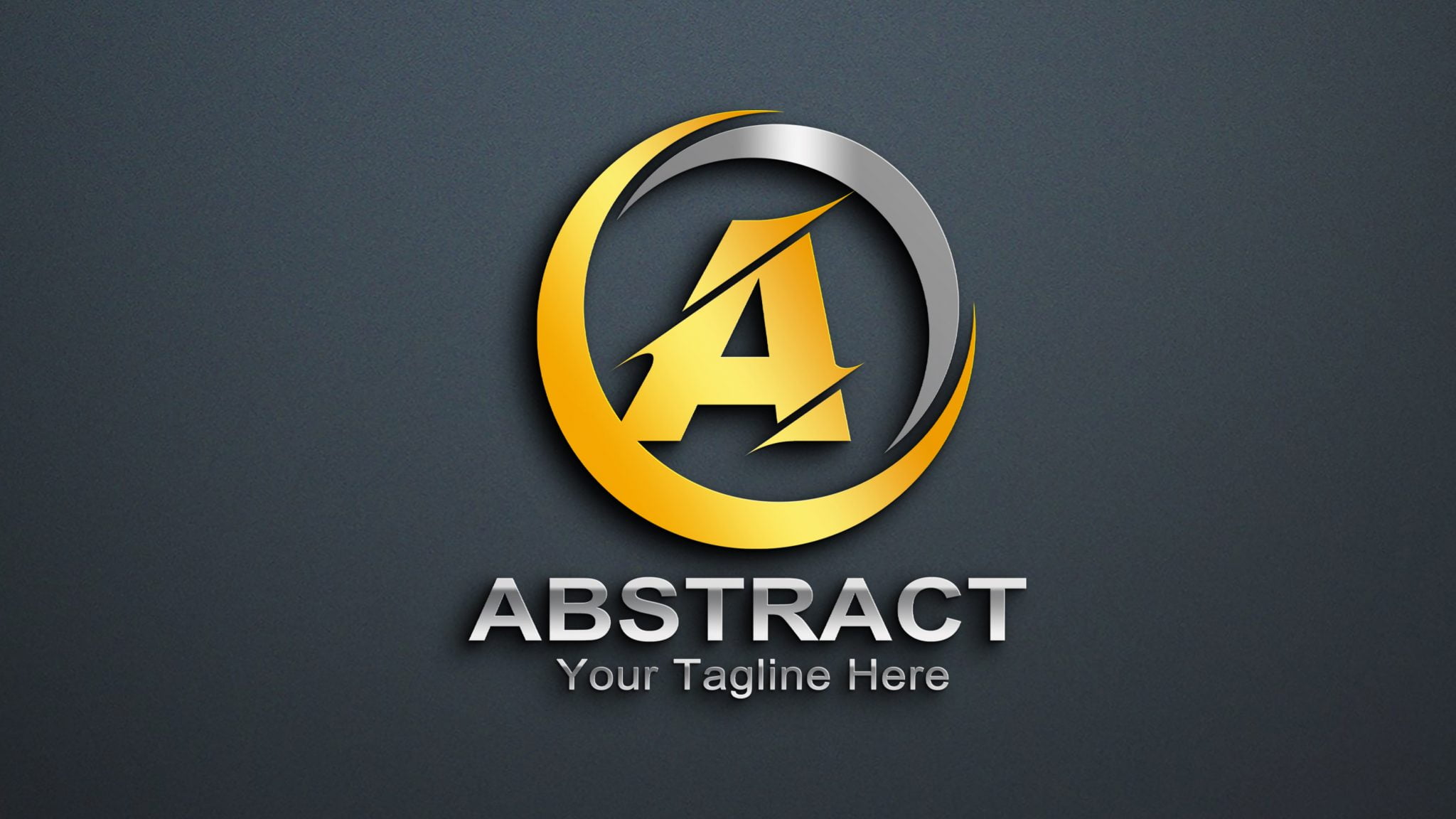 Abstract Letter A Logo Design Free PSD – GraphicsFamily