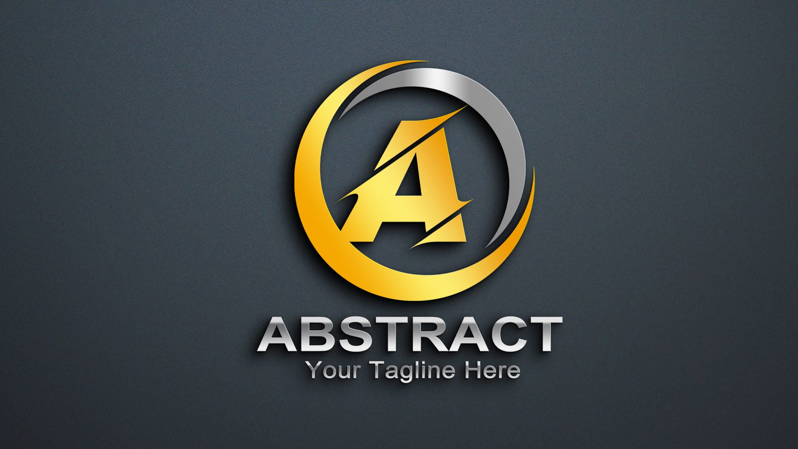 Abstract Letter A Logo Design Free PSD – GraphicsFamily