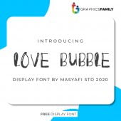 Love Bubbles Font