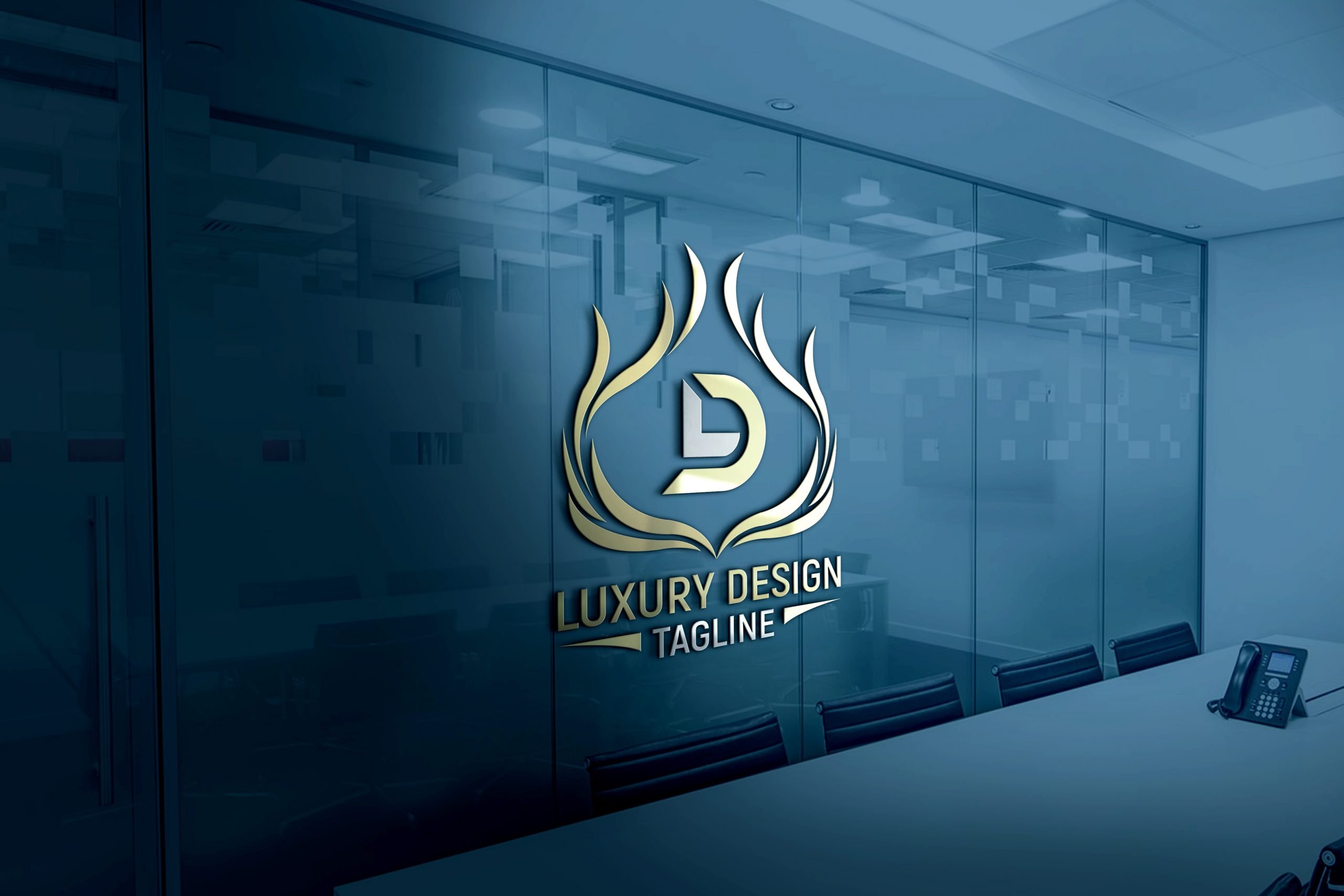 Luxury Logo Brand Design GraphicsFamily