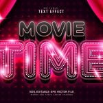 Movie Time Text Style Effect