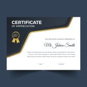 Multipurpose Professional Certificate Template Design for Print