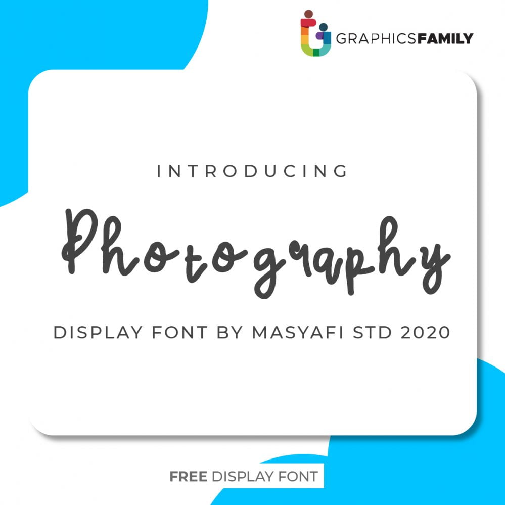 PHOTOGRAPHY FONT