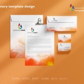 Stationery template design