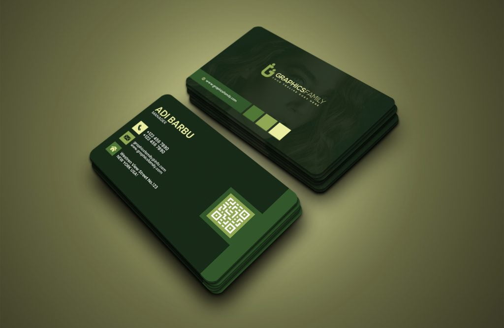 👩‍💼 Stylish Corporate Business Card GraphicsFamily