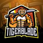 TigerBlade Esports Mascot Logo