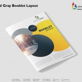 Yellow And Gray Booklet Layout