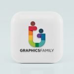 3D Icon Logo Mockup