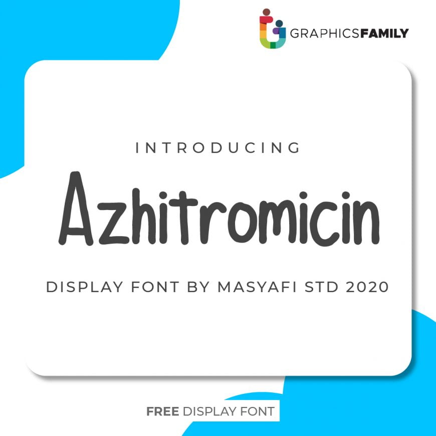 Azhitromicin is a simple and casual handwritten font. Its natural and unique style makes it incredibly fitting to a large pool of designs.