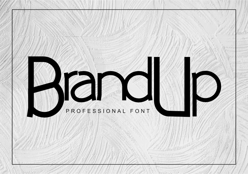 BrandUp Font by GraphicsFamily