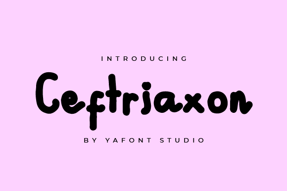 Ceftriaxon is a simple and casual handwritten font. Its natural and unique style makes it incredibly fitting to a large pool of designs.