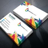 Colorful Simple Business Card Design