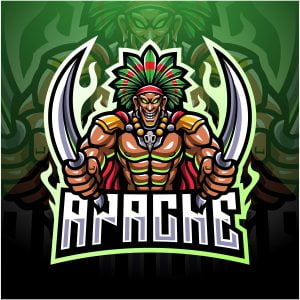 Free Apache Mascot Logo – GraphicsFamily