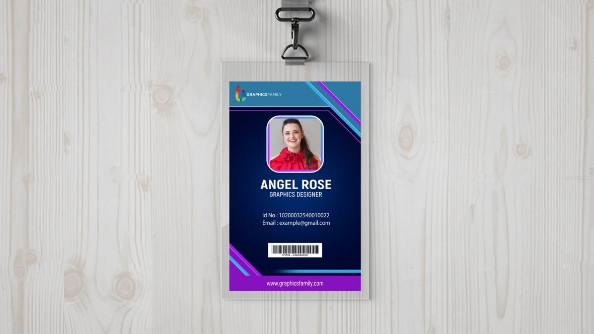 Business id card template with photo – GraphicsFamily