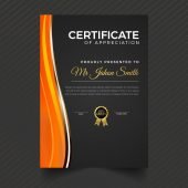 Free Portrait Diploma Template