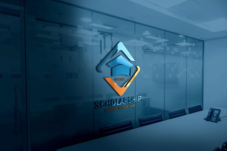 Free Scholarship Logo Template Design