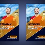 Instagram success stories template design