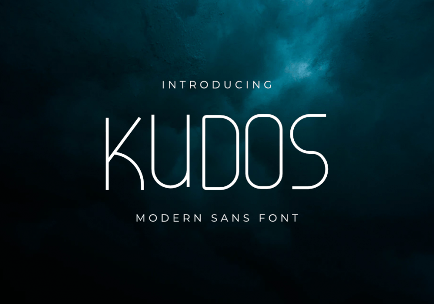Kudos-Fine Font by GraphicsFamily