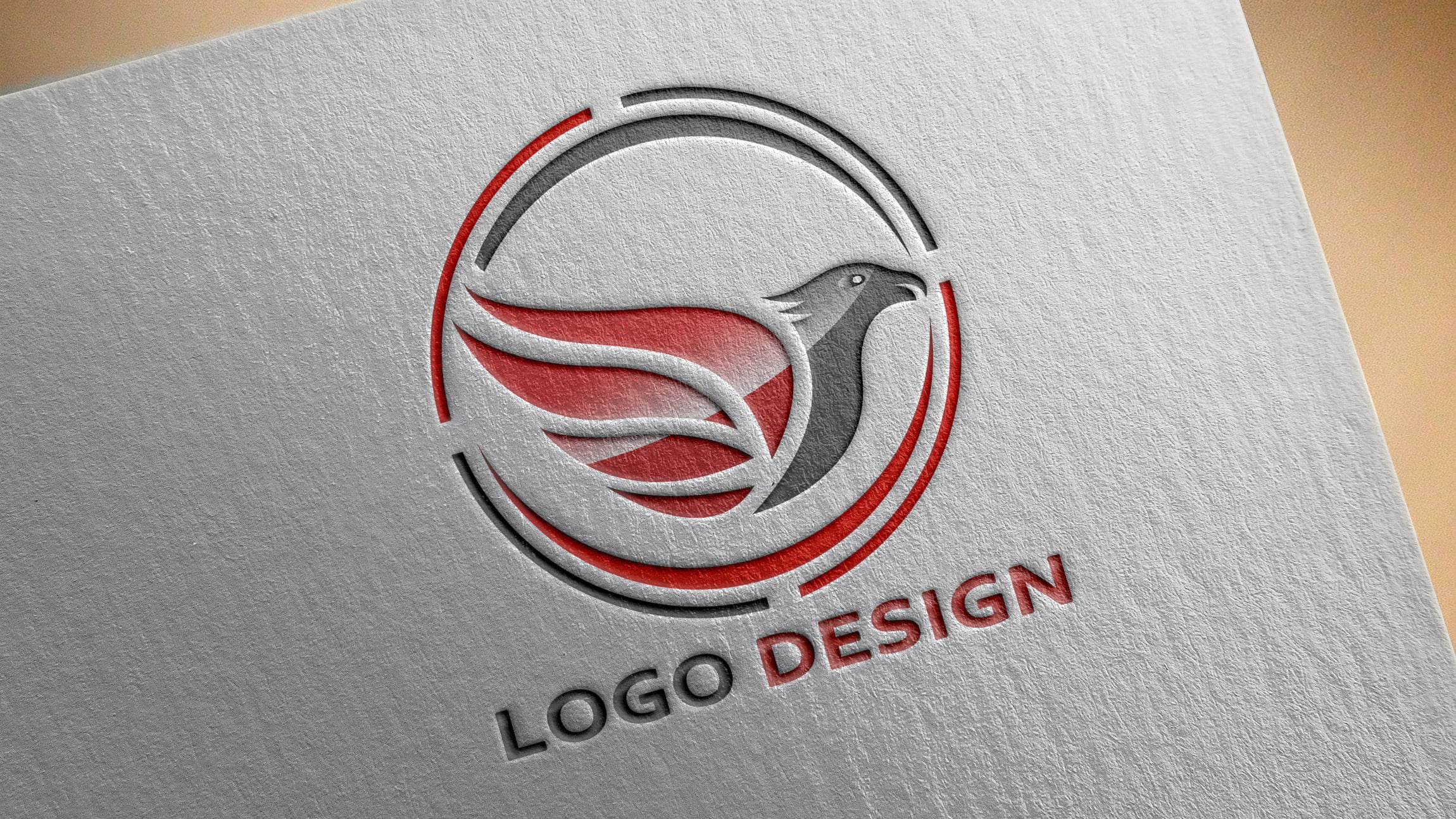 Logo web template colored bird design Free Download