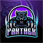 Panther Mascot Logo