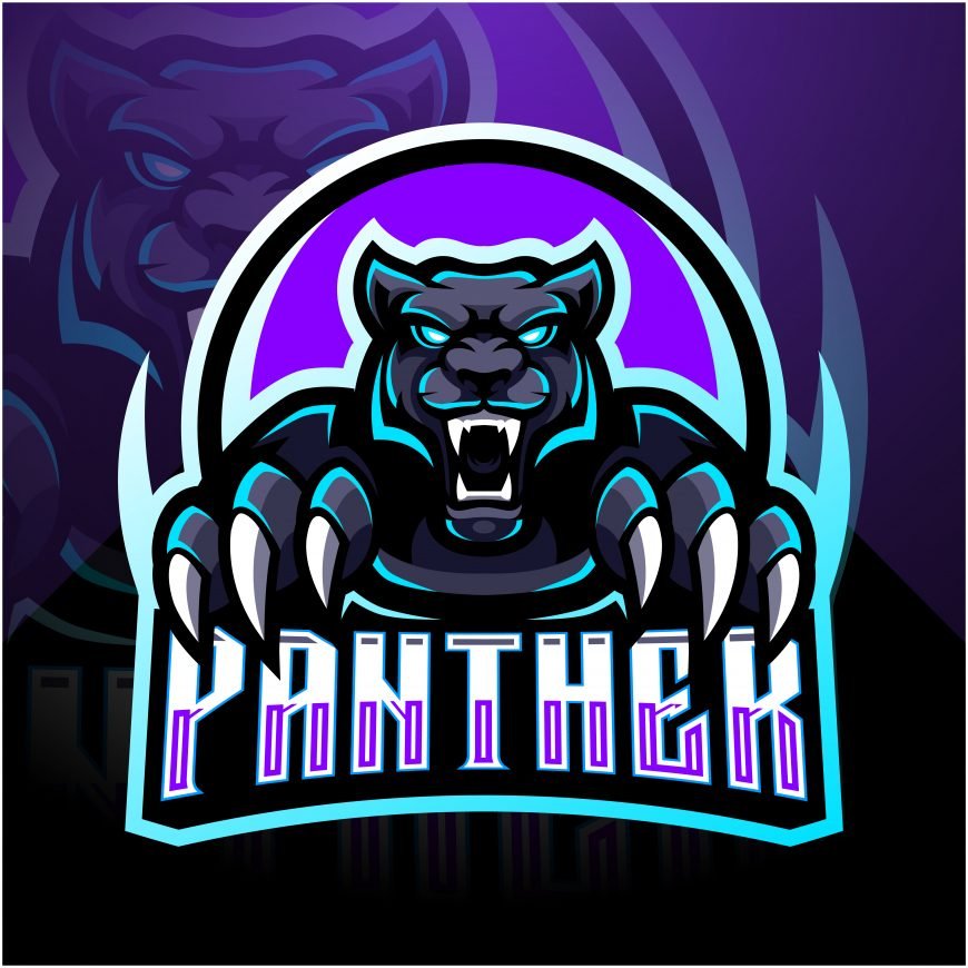 Panther Mascot Logo