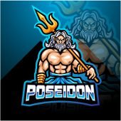 Poseidon Legend Mascot Logo