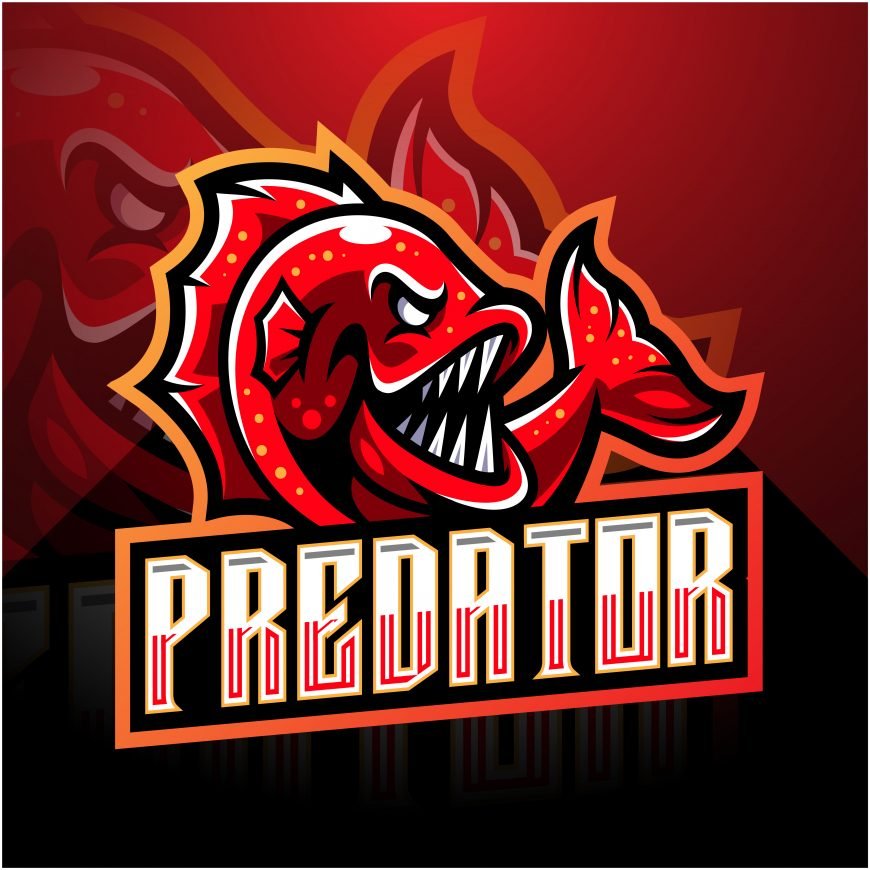 Predator Mascot Logo Template