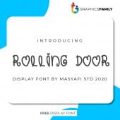 Rolling-door Font