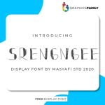 Srengngee Font