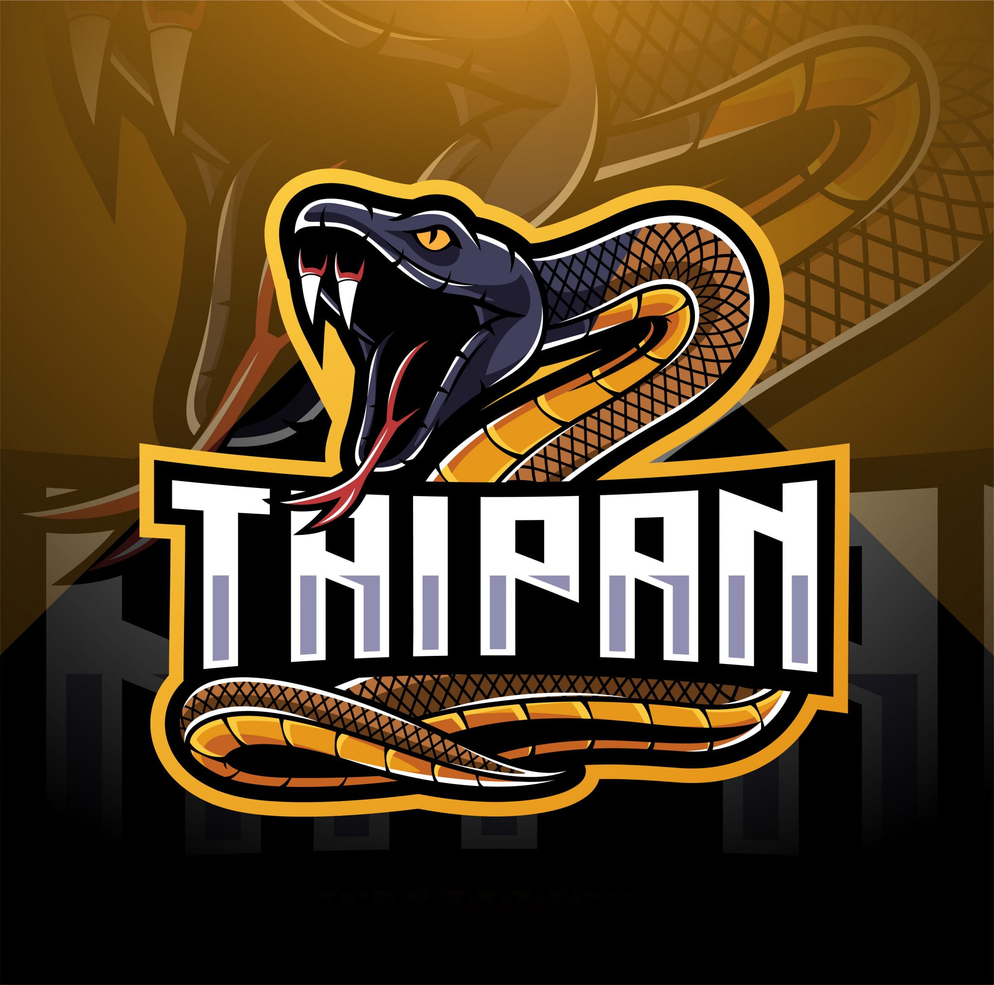 Taipan Mascot Logo – GraphicsFamily