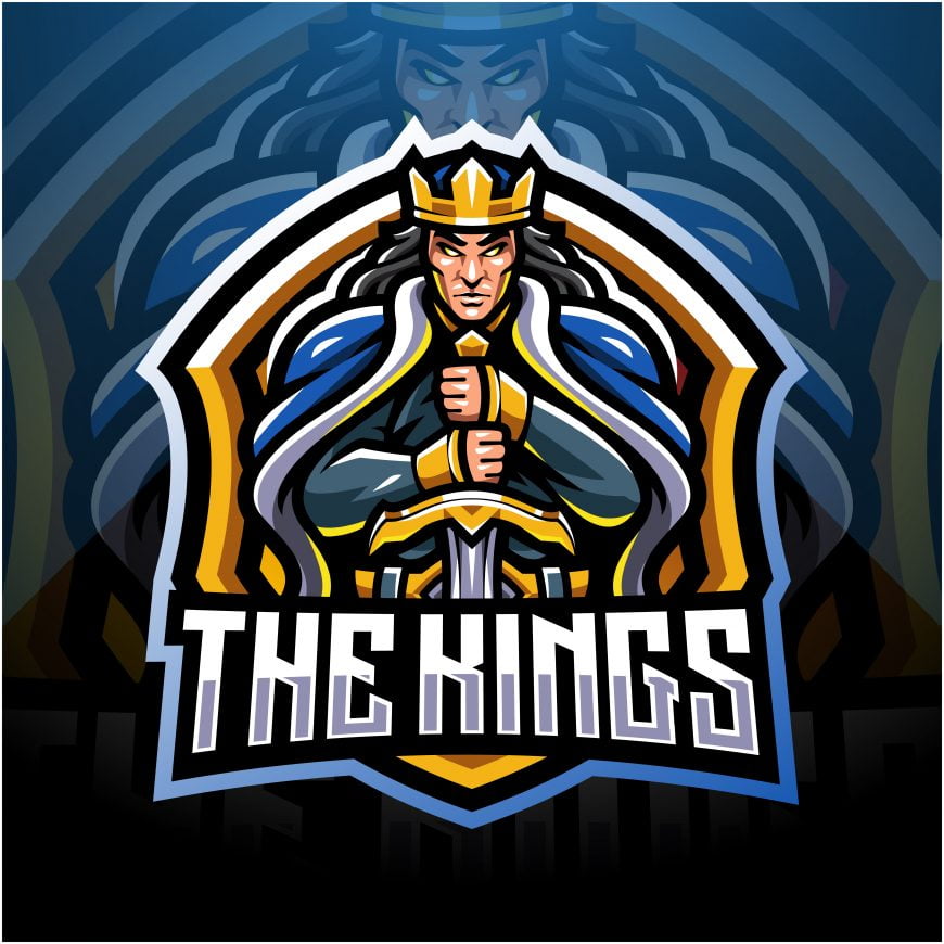 The Kings Mascot Logo