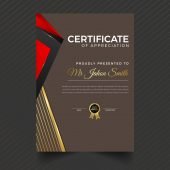 Vertical Certificate Design