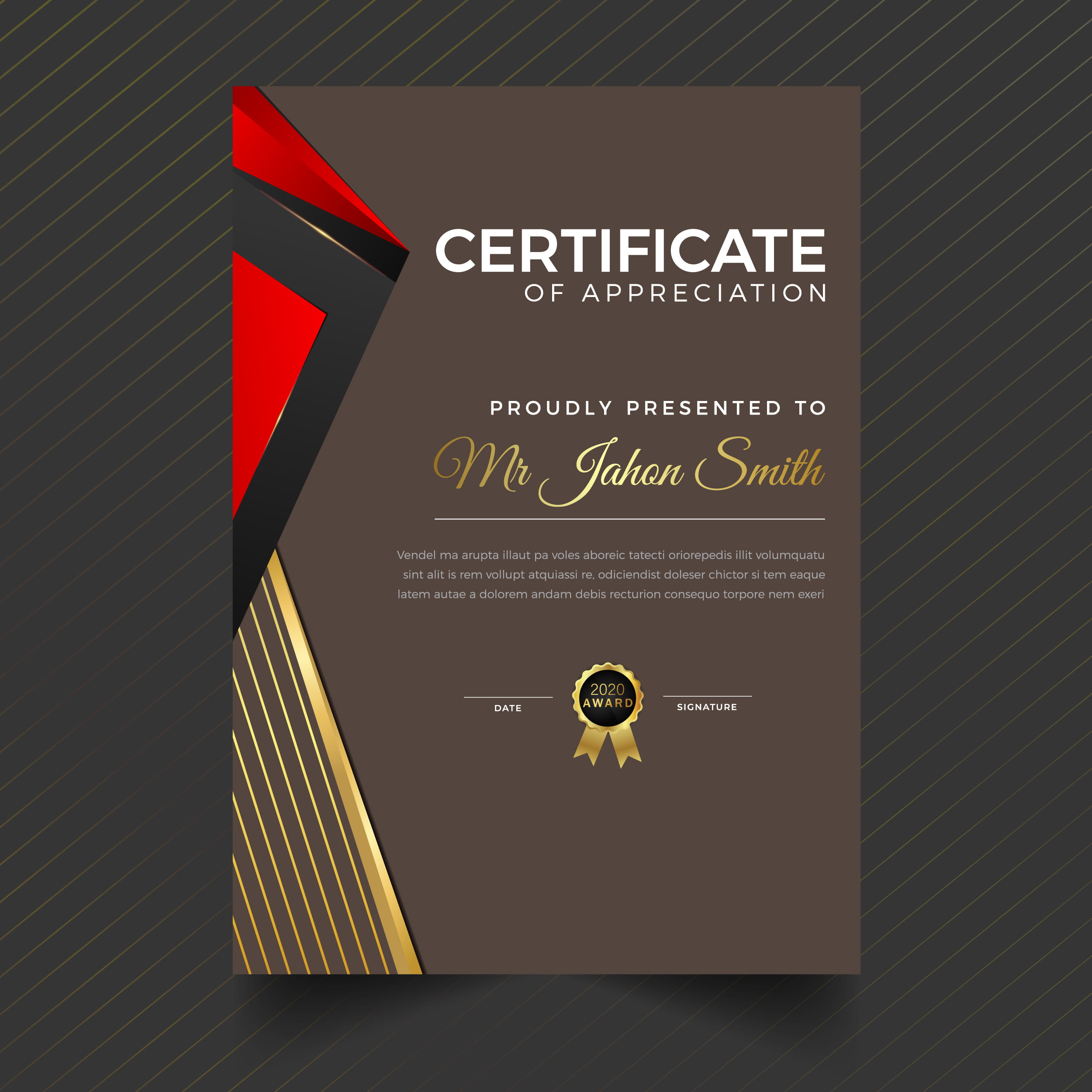 100+ Best Free Certificate Design Templates for 2021 - GraphicsFamily