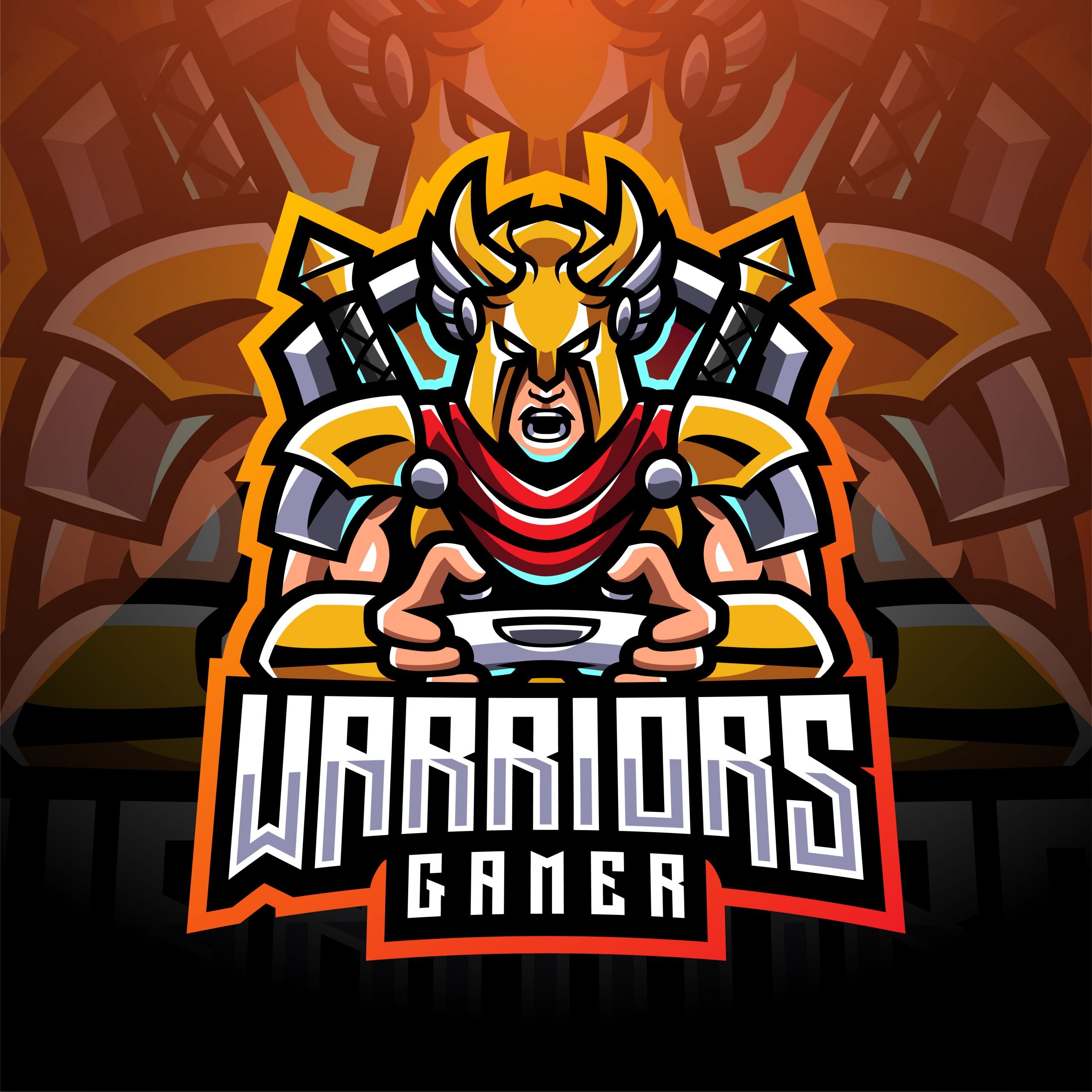 Gamers Mascot Logo – GraphicsFamily