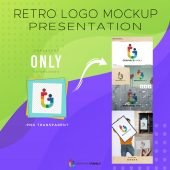 Free Retro Logo Mockup