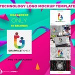 Technology Logo Mockup Template