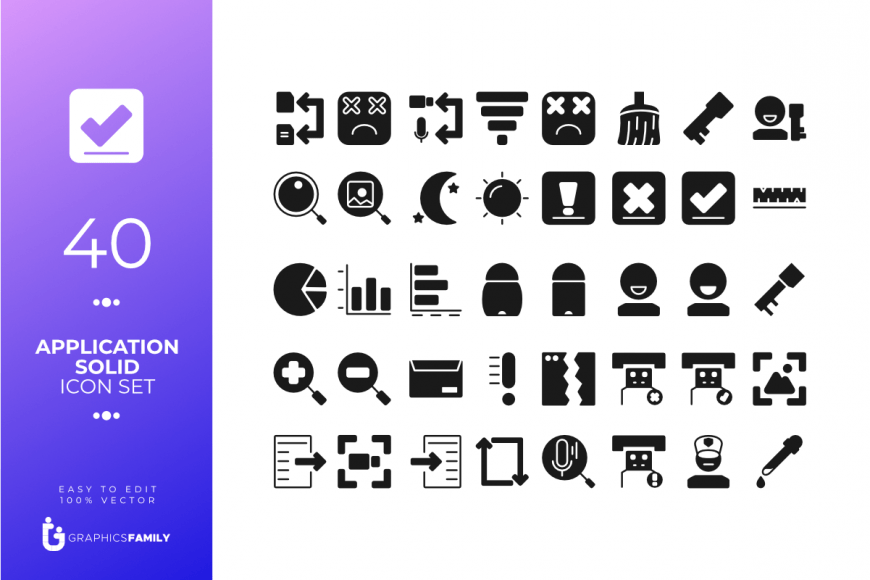 FREE APPLICATION SOLID ICON TEMPLATES