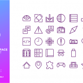 30 Free User Interface Icon Pack – SVG (AI)