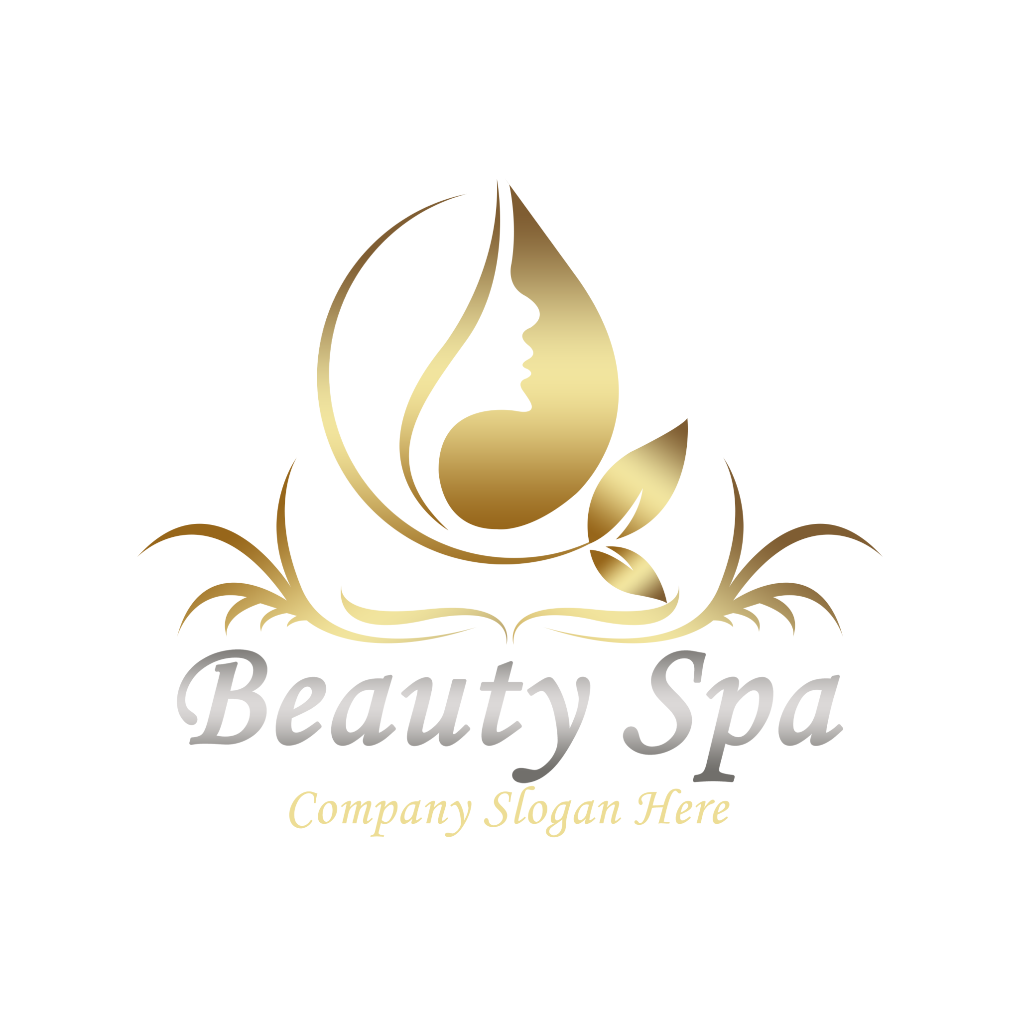 Beauty Logo Design PNG 2048x2048 