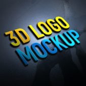 Creative 3D Logo Mockup