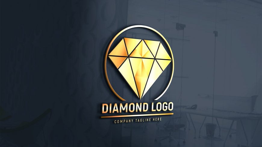 Editable Diamond Logo Design