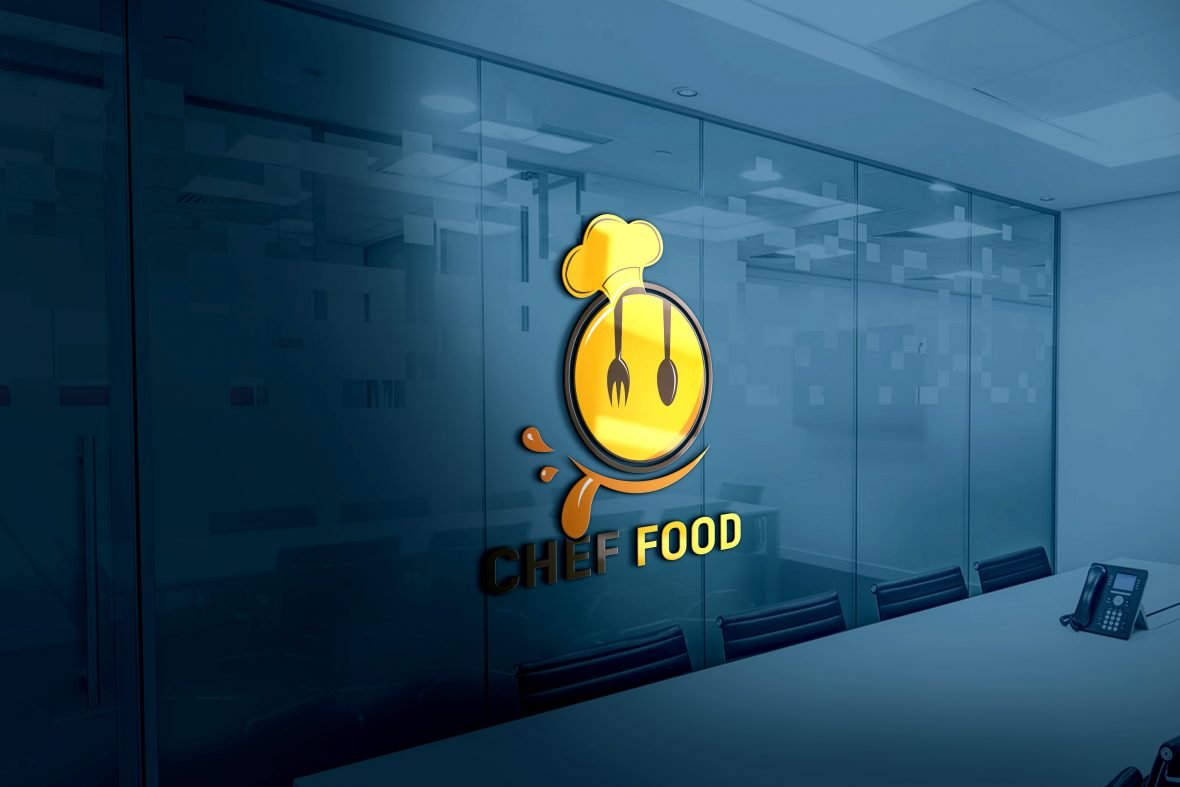Editable Photoshop Food Logo Design
