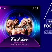 Fashion Design Event Free Instagram Post Design