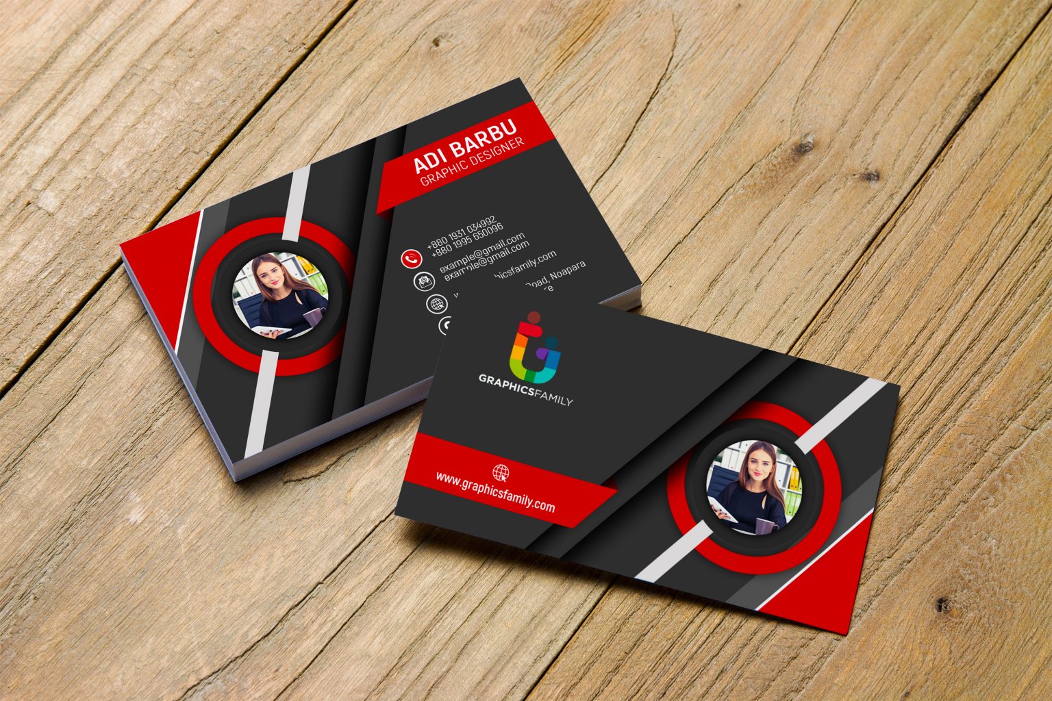 Construction Business Card Template