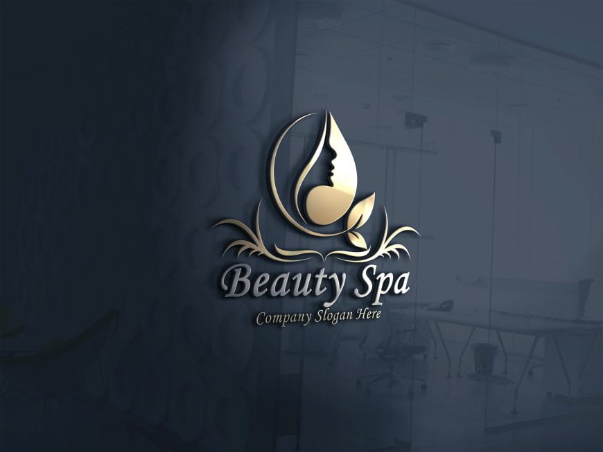 Free Beauty&Spa Logo Design PSD