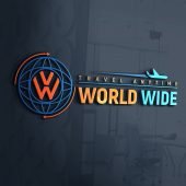World Wide Travel Company Logo Design